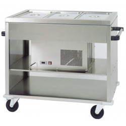 CARRELLO REFRIGERATO inox