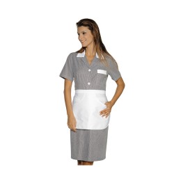 CAMICE POSITANO rigato grembiule 100% cot