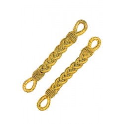 TRECCE DORATE APPLICABILI (2 pezzi)